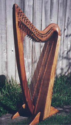 Double Strung Harp, Celtic Harp, Folk Harp, Lever Harp, Irish Harp